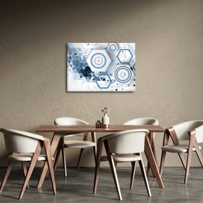 Obraz - Abstrakcja geometryczna (70x50 cm)
