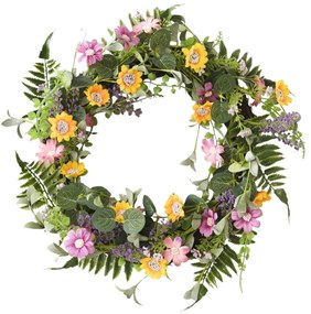 Wiosenny wieniec na drzwi SPRING FLORAL Ø45 cm