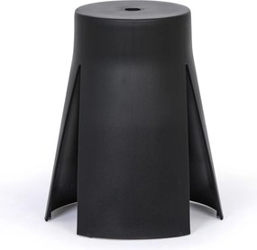 Plastikowy stołek RIKO, czarny