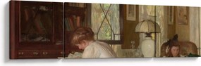 Obraz - Edmund Tarbell, Josephine and Mercie, reprodukcje (170x50 cm)