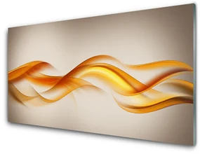Obraz Szklany Abstrakcja Fale Art Sztuka