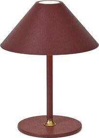 Halo Design 800834 - ściemnialna, ładowalna lampka stołowa HYGGE LED/3W/4000 mAh IP54 bordowa