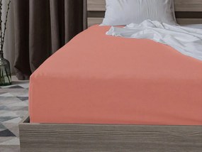 PrzytulneMieszkanie.pl Prześcieradło jersey staroróżowe 140 x 200 cm