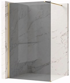 Kabina prysznicowa Walk-In Rea Flexi Grey / Brush Gold 120