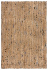 Niebiesko-naturalny dywan z juty tkany ręcznie 160x230 cm Jute Boucle Blue – Flair Rugs