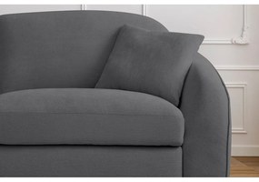 Ciemnoszara rozkładana sofa 235 cm Cezanne – Bobochic Paris