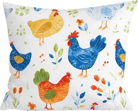 Poszewka na poduszkę z mikrofibry HENRIETTA 45x45 cm, kolorowa