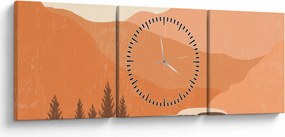 Obraz - Vintage van N⁰1 (z zegarem) (90x30 cm)