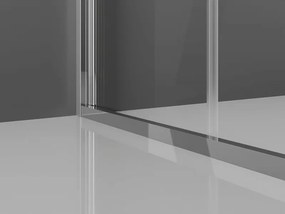 Mexen Exo drzwi prysznicowe składane 80 cm, transparent, chrom - 816-080-000-01-00