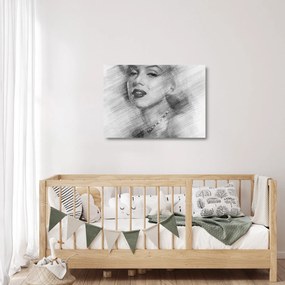 Obraz na szkle - Portret Marilyn Monroe (70x50 cm)
