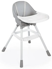 Dolu Krzesełko do karmienia dla dzieci, szare, 60x 90 x 70 cm
