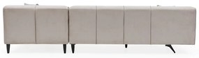 Beżowa sofa narożna Artie Jivago, narożnik prawy