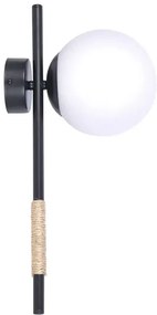 Kinkiet ze szklanym kloszem w stylu boho - 5X S794 Z4-F39