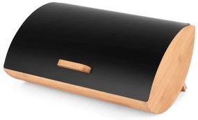 Pojemnik na chleb czarny bambusowy CRUSTY