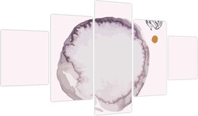 Obraz - Fioletowy minimalizm N⁰4 (125x70 cm)