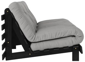 Szara rozkładana sofa 160 cm Roots Black Night – Karup Design