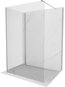 Mexen Kioto ścianka prysznicowa Walk-in 120 x 110 cm, transparent, nikiel szczotkowany - 800-120-212-97-00-110
