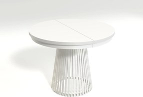 MINIO go for it, Stół rozkładany GORI w kolorze alpejska biel/biały