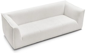 Biała sofa z materiału bouclé 242 cm Giorgia – Bobochic Paris