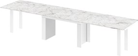 Stół rozkładany do 410 cm Magro marmur połysk Hubertus