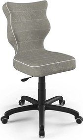 Młodzieżowe krzesło do biurka Petit Black rozmiar 5 (146-176,5 cm)