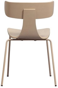 Krzesło sztaplowane w dekorze jesionu w naturalnym kolorze Form – WOOOD