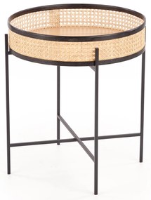 Rattanowy stolik kawowy LANIPA 50x55 cm