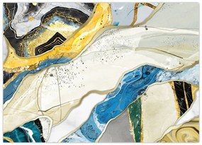 Obraz - Kolorowy marmur (70x50 cm)
