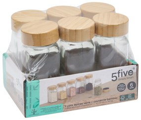 Zestaw pojemników na przyprawy FORMO, 6 x 120 ml