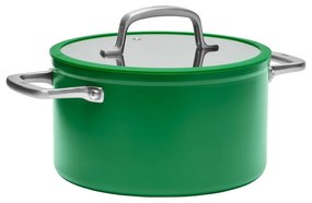 Garnek aluminiowy z pokrywką/z nieprzywierającą powierzchnią odpowiedni na indukcję 5,5 l Meda 3.0 – FABINI