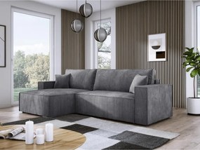 Narożnik POSO XL Prawostronny zestaw z poduszkami wolnostojący tkanina POSO 60 WERSAL