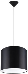 Czarna elegancka abażurowa lampa nad stół - 11X A653 B1-Z72