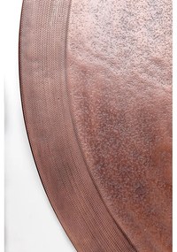 Miedziane metalowe okrągłe stoliki zestaw 2 szt. ø 75 cm Talca – Light &amp; Living