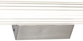 Retro Kinkiet / Lampa scienna Gunmetal 60 cm z LED IP44 - Coco Retro Oswietlenie wewnetrzne