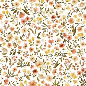 Tapeta dziecięca 10 m x 50 cm Vintage Flowers – Lilipinso