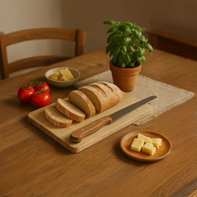 Nóż do krojenia chleba ELEGANCIA, stal nierdzewna, 33 cm