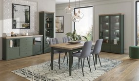 Stół rozkładany EVOLETTA Dąb lefkas do Salonu Jadalni 160-240 x 90 x 79 cm, Prostokątny