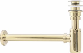 Syfon Umywalkowy Klik-Klak Uniwersalny REA Złoty