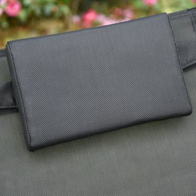 Outsunny Fotel bujany Krzesło obrotowe Krzesło ogrodowe Fotel bujany Siatka metalowa Czarny 150 x 62 x 88 cm | Aosom.pl