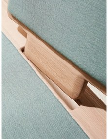 Jasnozielono-naturalna wełniana ławka Elba – Hammel Furniture