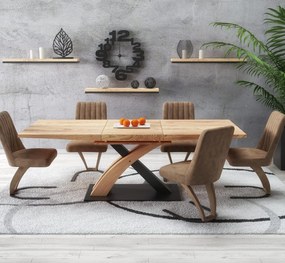 Rozkładany stół na jednej nodze Sandor 3