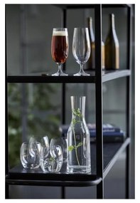Biała szklana karafka 1,2 l Fluidum − Bitz
