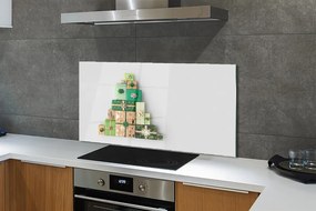 Panel szklany do Kuchni Bożonarodzeniowe Prezenty