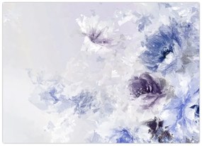Obraz - Kwiaty, teksturowane malarstwo (70x50 cm)