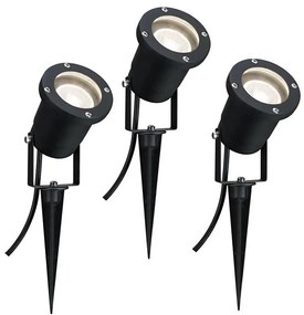 Paulmann 98897 - ZESTAW 3xLED GU10/3,5W IP65 Lampa zewnętrzna 230V