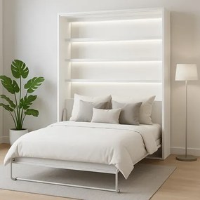 Biały pionowy tapczan 160x200 G1-R89