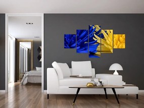 Obraz - szczegóły kwiatów (125x70 cm)