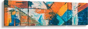 Obraz - Abstrakcja (170x50 cm)