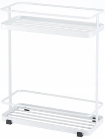 Biały dwupiętrowy organizer Yamazaki Tower