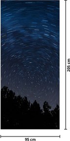 Fototapeta na drzwi - Nocne niebo (95x205cm)